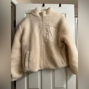 Beige Sherpa Jacket